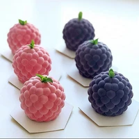 4 combinations silicone raspberry fruit mold simulation french mousse dessert diy cake baking mold kitchen baking tools