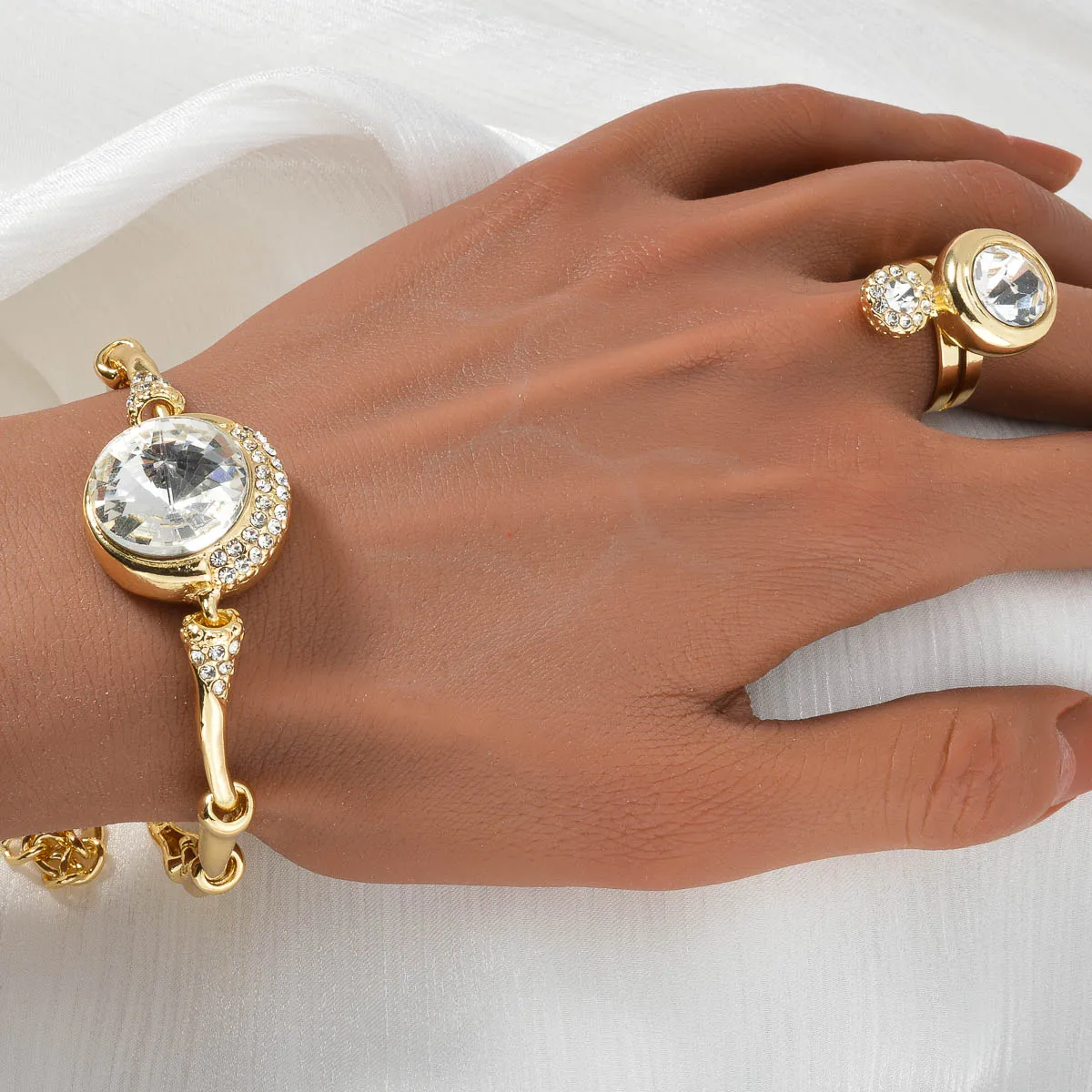 Diana Детские модные комплекты ювелирных изделий 4 шт. циркониевое ожерелье