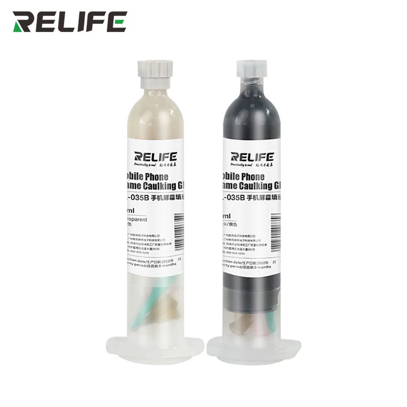 

Relife RL-035B Mobile Phone Screen Special Caulking Glue for Android IOS Phone Curved Screen Border Repair Tool 35ML