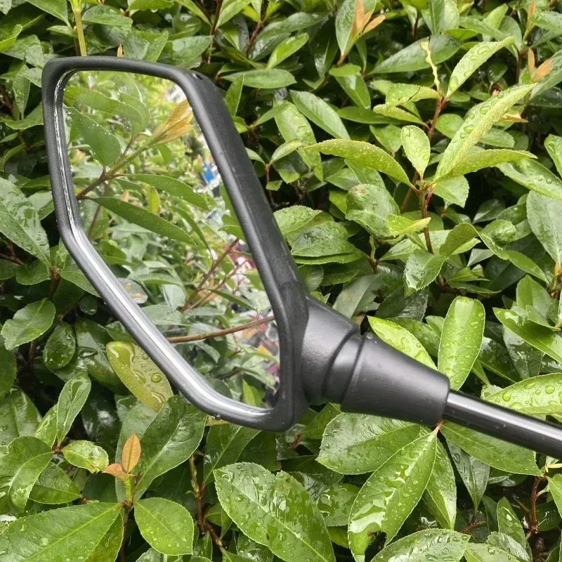 Зеркало мотоциклетное выпуклое 8/10 мм углеродное волокно 2 шт./пара