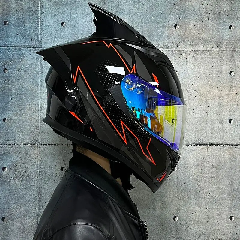 Мотоциклетный шлем JIEKAI полностью закрытый для мужчин гоночный мотоциклетный в