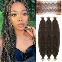 dansama 24inch synthetic pre separated spring twist hair for distressed butterfly locs long soft spring afro twist crochet hair