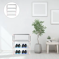 household doorway shoes rack four layer shoes shelf multi use shoes organizer