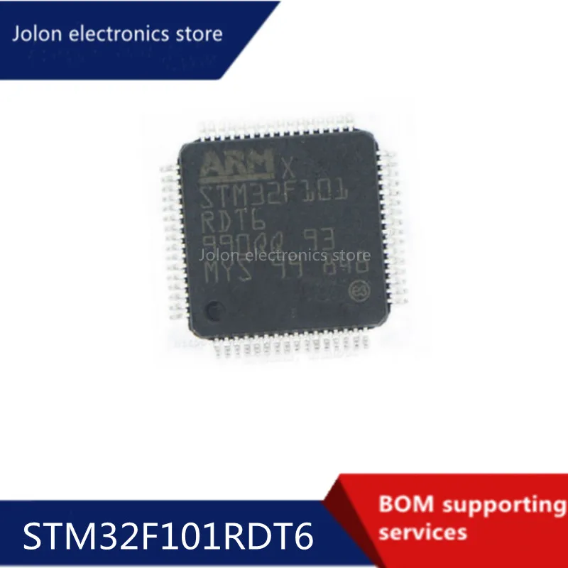 New STM32F101RDT6 LQFP64 PIN microcontroller chip, chip IC power management chip