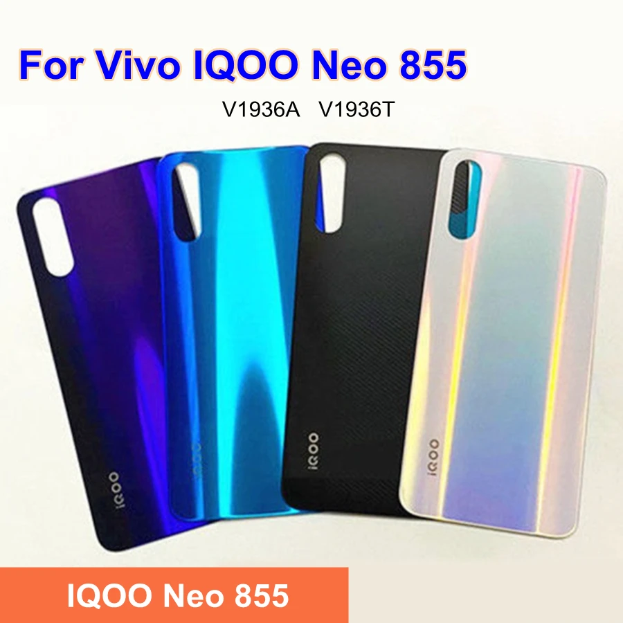 

6.38" For Vivo IQOO Neo 855 Battery Cover Door Housing case Rear Glass parts for vivo V1936A V1936T Battery Cover