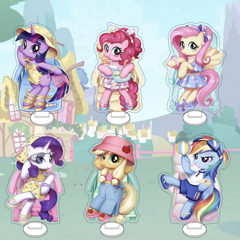 Фигурки My Little Pony Twilight Sparkle Pinkie Pie Fluttershy MINISO