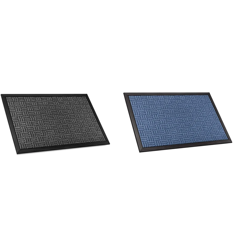 

Entrance Door Mat Large Heavy Duty Front Outdoor Rug Non-Slip Welcome Doormat For Entry, 24 X 36 Inch