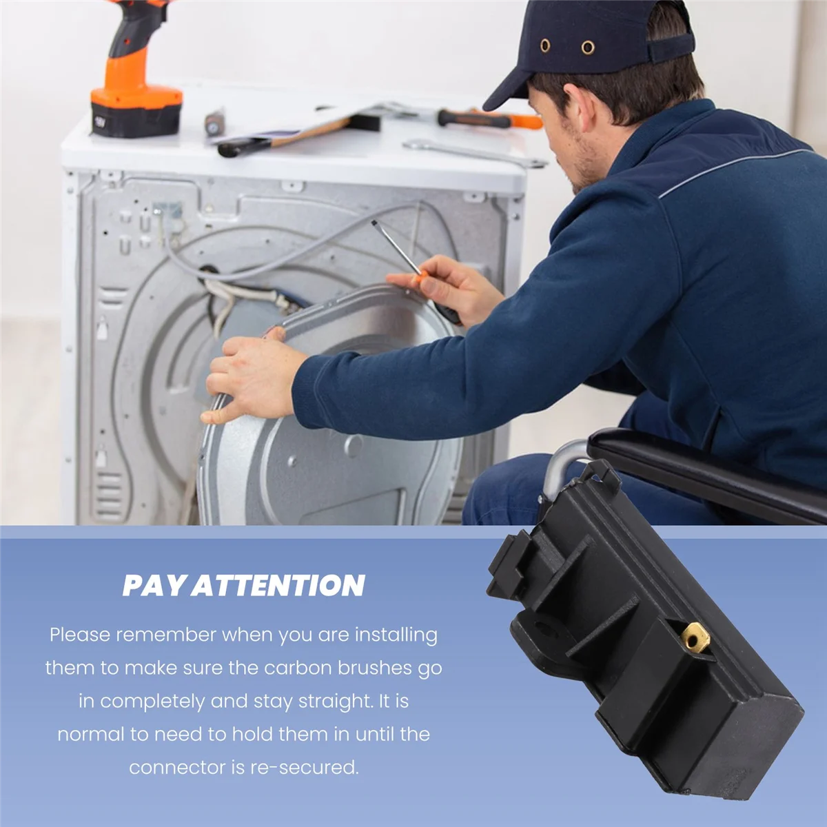 Щетка для стиральной машины с электродвигателем щетки угольным двигателем