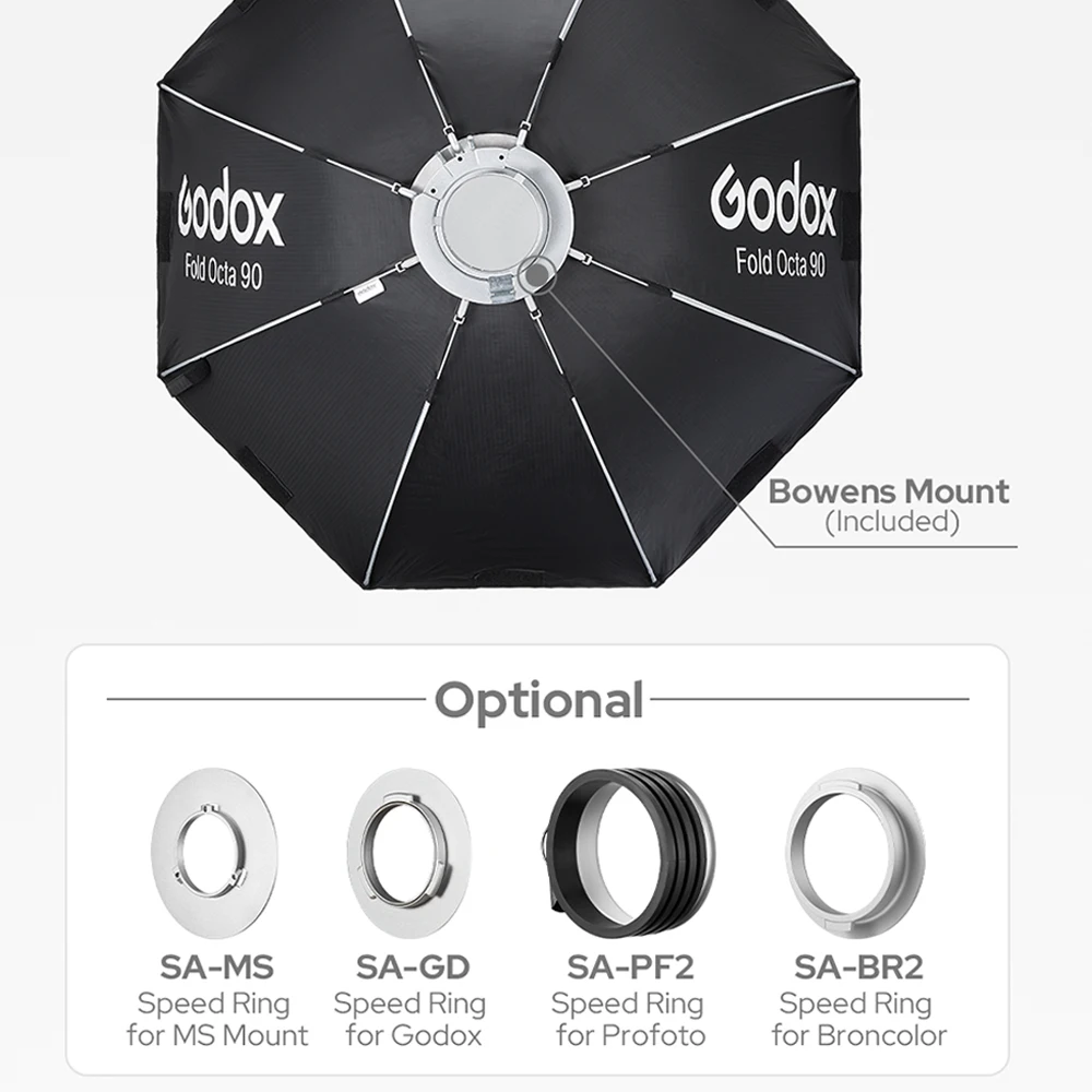 Фото Софтбокс Godox EazyFlow Rect Series прямоугольный складной с быстрым креплением 35*45/40*40/45*60/40*90/60*60/60*90/90*90 см для видеостудии №5