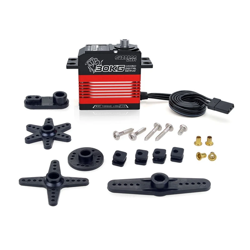 

Цифровой сервопривод Surpass Hobby S3000bl, 30 кг, с алюминиевым корпусом