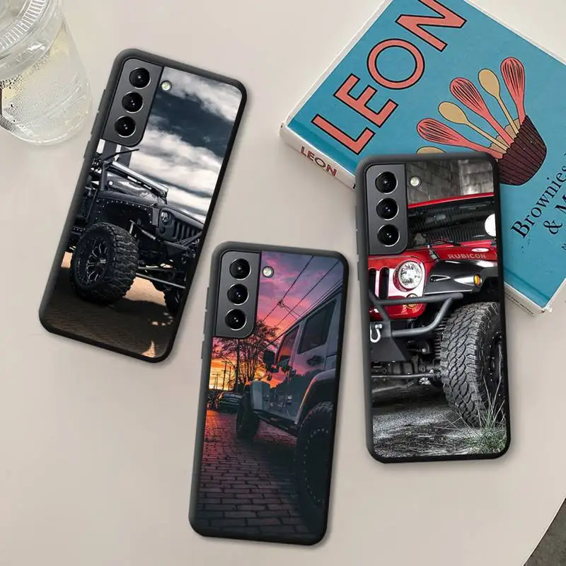 

Off-Road vehicle Car design-Jeeps Phone Case Silicone Soft for Samsung Galaxy S21 Ultra S20 FE M11 S8 S9 Plus S10 5G lite 2020