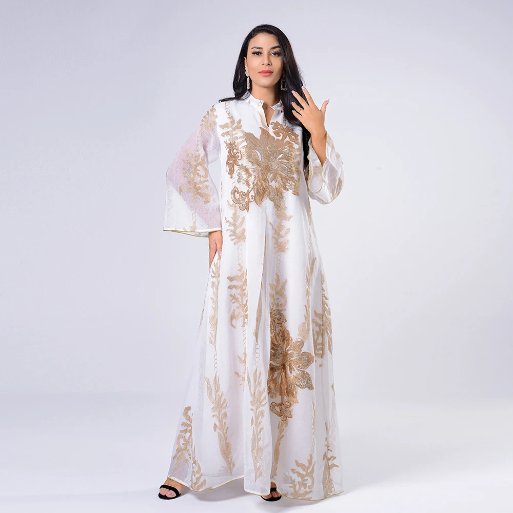Eid Mubarak Abaya Дубай Турция мусульманская мода платье ислам одежда платья Abayas для женщин Jalabiya Халат длинный женский кафтан