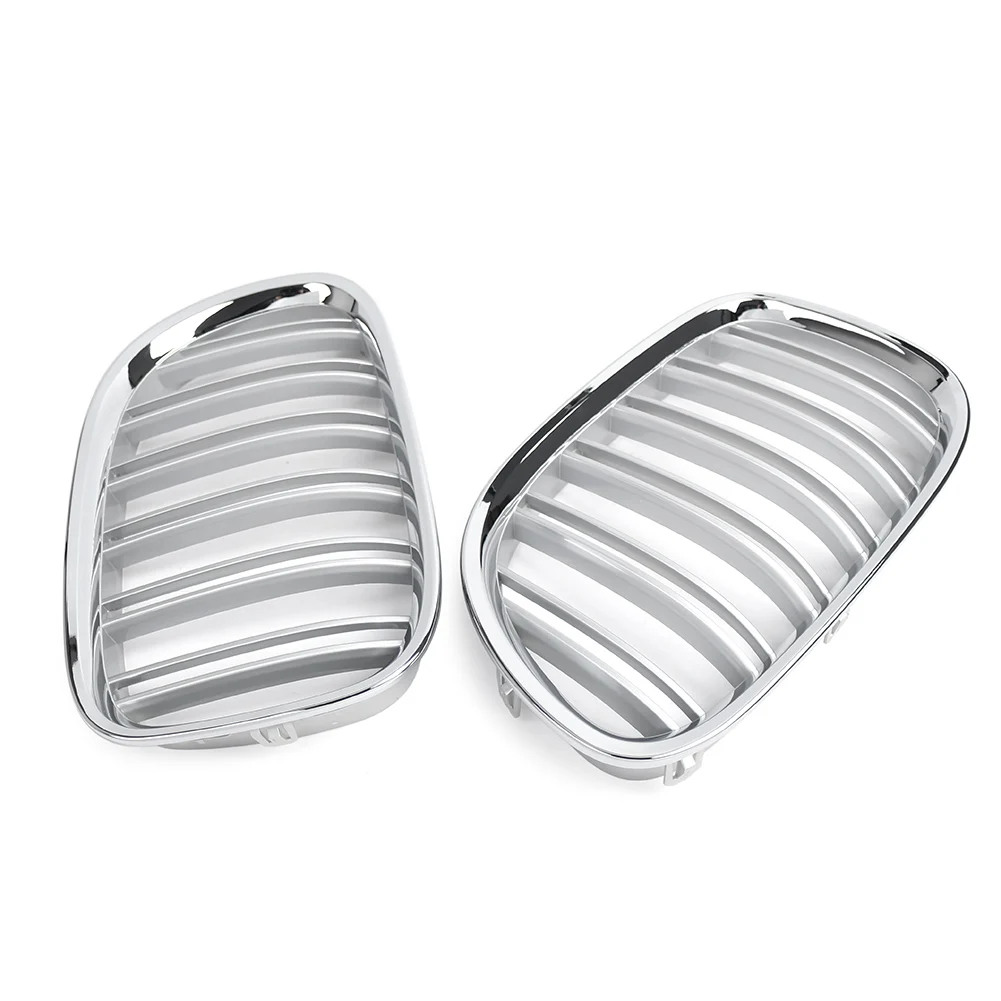 2 шт. хромированный автомобильный передний решетчатый гриль для BMW 7 серии F01 F02 730LI