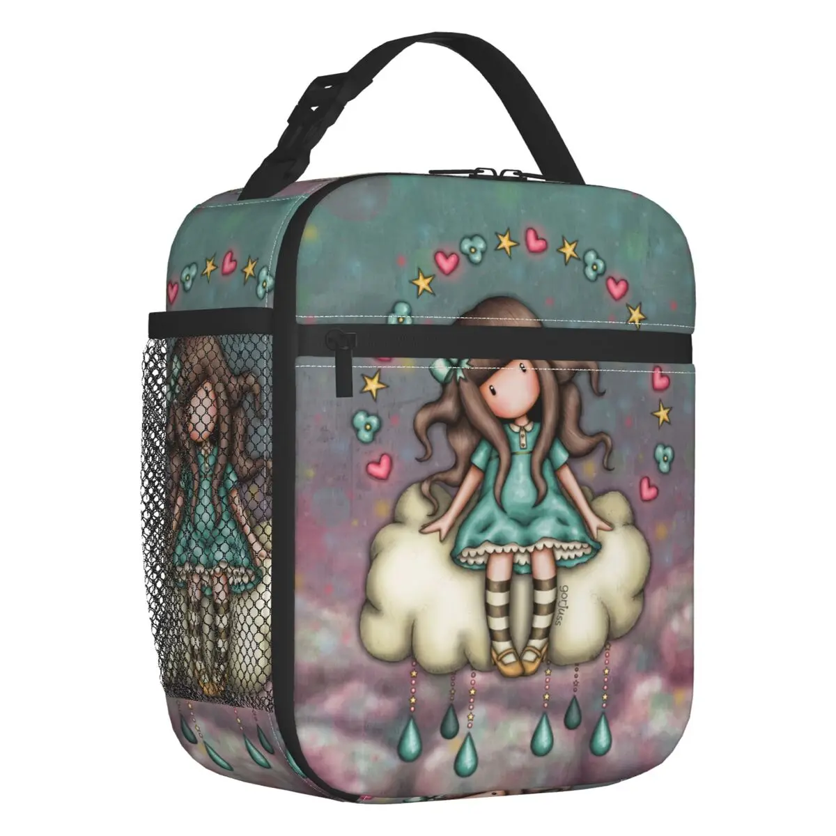 Santoro Gorjuss Insulated Lunch Bags for Women Portable Cooler Thermal Bento Box Work School Travel