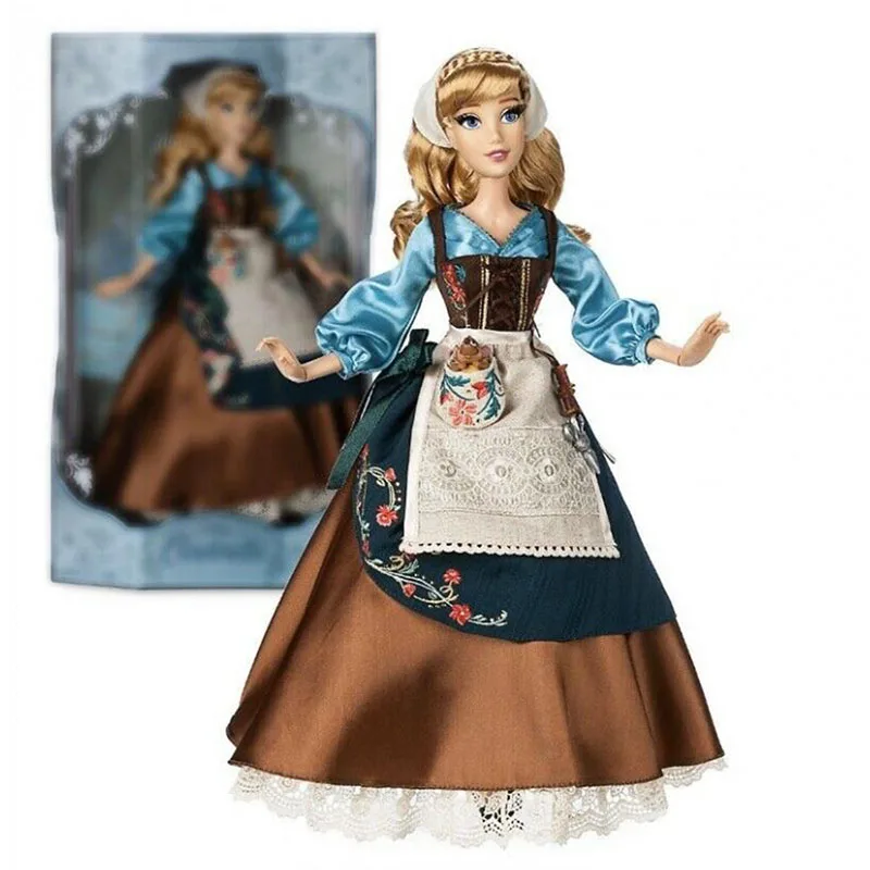 

Disney Store Princess Doll 70Th Anniversary Cinderella Maid Costume Limited Edition Doll Anime Mondey Toys for Girls Gift
