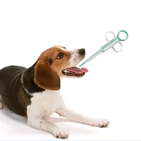 2020jmtdog cat puppy medicine water syringe tablet pill gun dispenser pusher injection needle pet safety feeder tool pet product