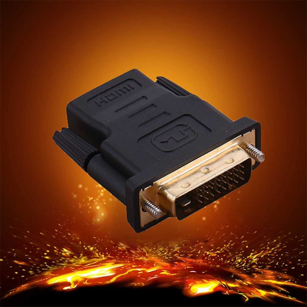 

DVI 24+1 Male To HD-compatibl Female Converter Gold Plated HD Cable Adapter 1080P For HDTV LCD DVI-D Extending DVI Cable Adapter