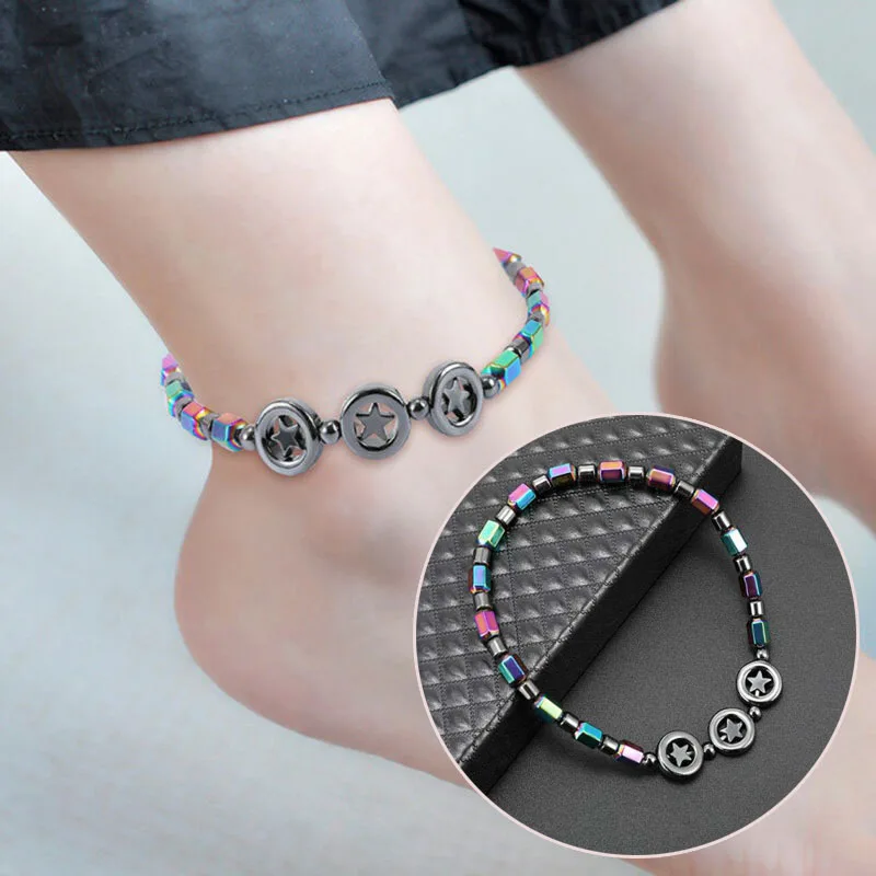 

Weight Loss Therapy Magnet Hematite Bracelet Anklet Body Slim