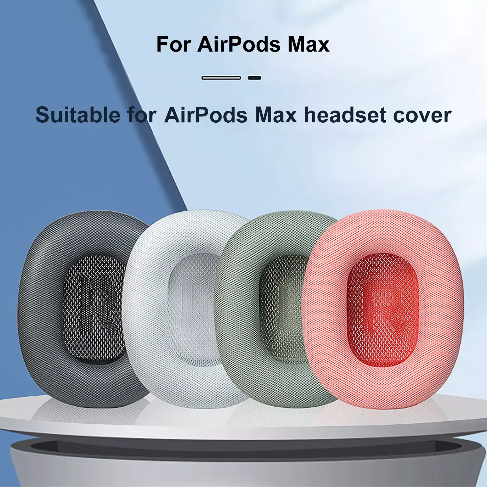 

NEW2023 Aux Cord for Car Suitable For Max Earphone Replacement Earmuff Sponge Cover, 1 Pair