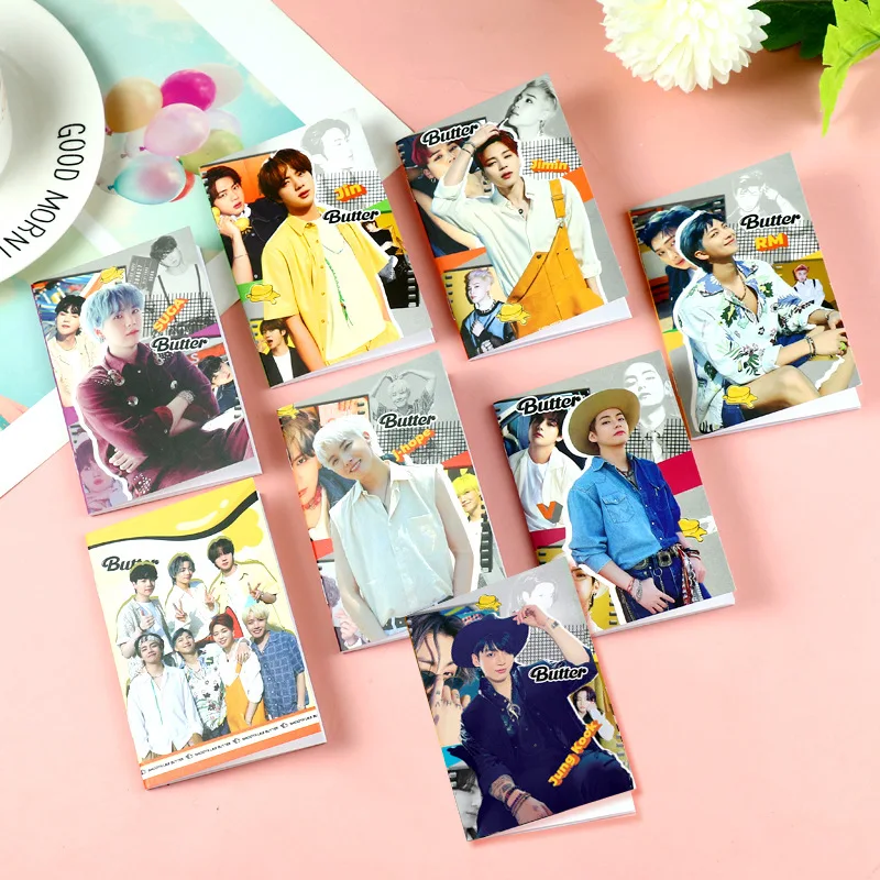 

Новинка альбом сливочный К-поп детский счёт-книжка для рук блокнот ежедневный Еженедельный планировщик блокнот-ежедневник канцелярские пр...