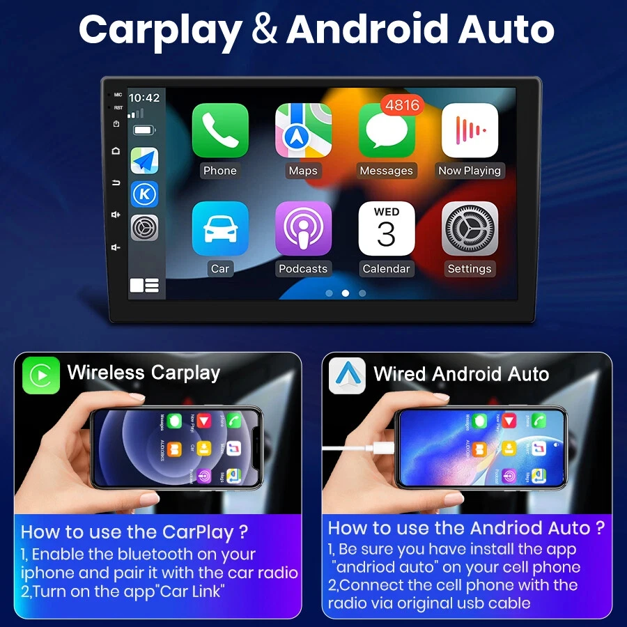 Фото Автомагнитола Android 16 для Toyota Camry 6 XV 40 50 2006-2011 с мультимедиа, видеоплеером, CarPlay, GPS-навигацией и стереосистемой №2