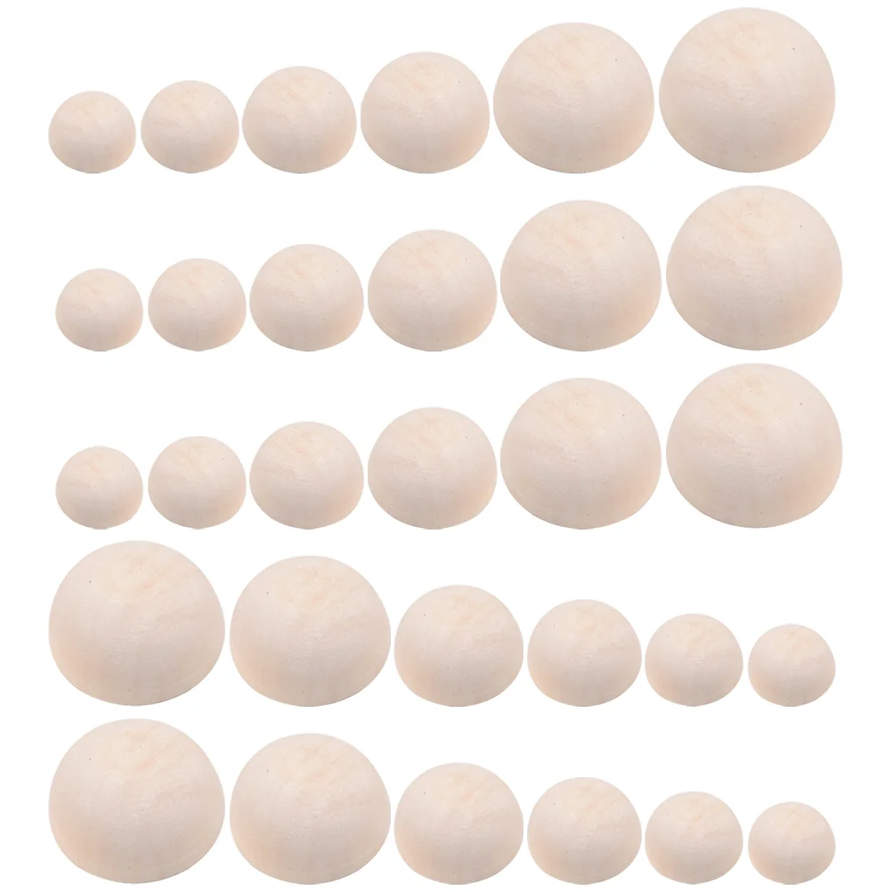 

500 Pcs Mini Ornament DIY Craft Ornament Craft Supplies Unfinished Half Craft Beads Spacer Bead Charms Beads Half Beads Charms