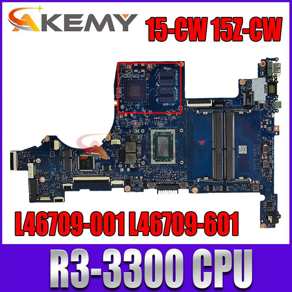 

Материнская плата для ноутбука HP 15-CW, 15-CW TPN-Q210 R3 3300U