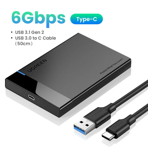 Корпус для жесткого диска UGREEN USB 3.1