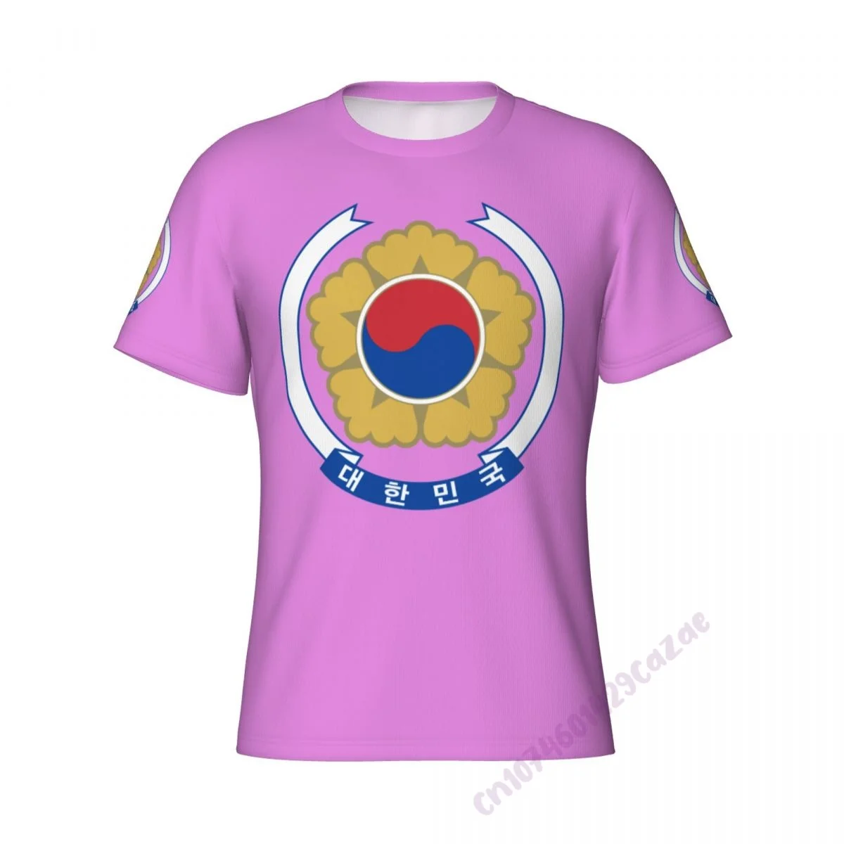 

South Korea KOR Flag 3D T-shirt Men Running Sport Skinny Short Tee Shirt Male Gym Fitness Bodybuilding Workout Tops Clothing