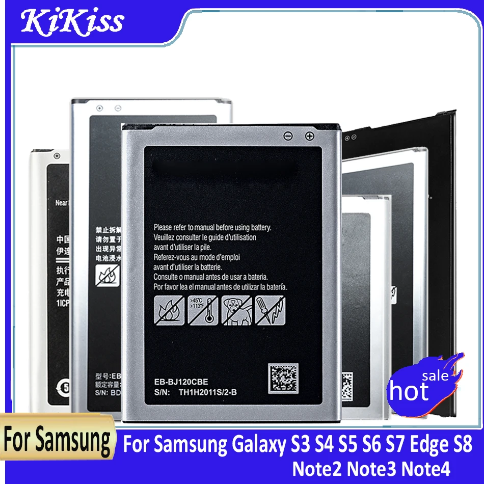 

High Capacity Battery For Samsung Galaxy S3 S4 S5 S6 S7 Edge S8 Note 2 3 4 Note2 Note3 Note4 s7edge s6edge