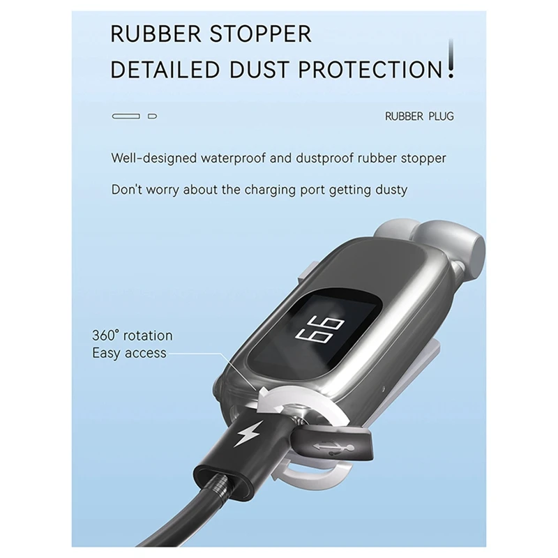 Новые бизнес-наушники с клипсой громкая связь Bluetooth V5.4 ЖК-дисплей беспроводная