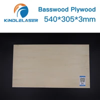 kindlelaser 10pcs basswood playwood 5430 5cm laser engraving material wooden plate for diy laser machine co2 marking machine