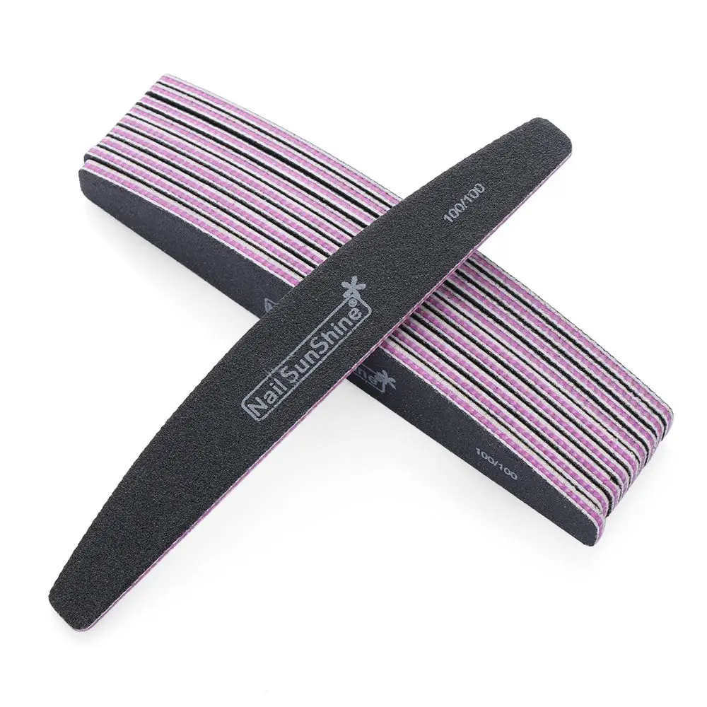

Fashion New Portable Double Sided Nail Files Sanding Buffer Professional Manicure Pedicure Nail Care Beauty Tools100/180/240