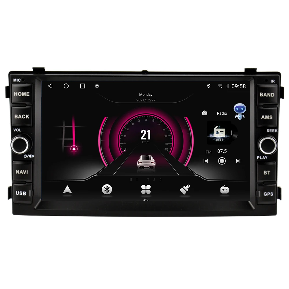 

8 Core Car Radios 2 din android 12.0 screen gps For Kia Ceed 2010-2016 Wireless carplay Multimedia Player Auto Stereo Bluetooth