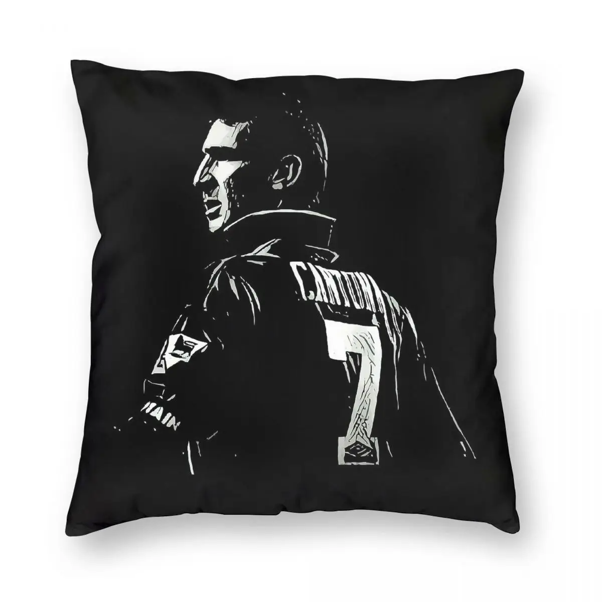 Наволочка Eric Cantona Le Roi квадратная полиэстер/хлопок 18 дюймов