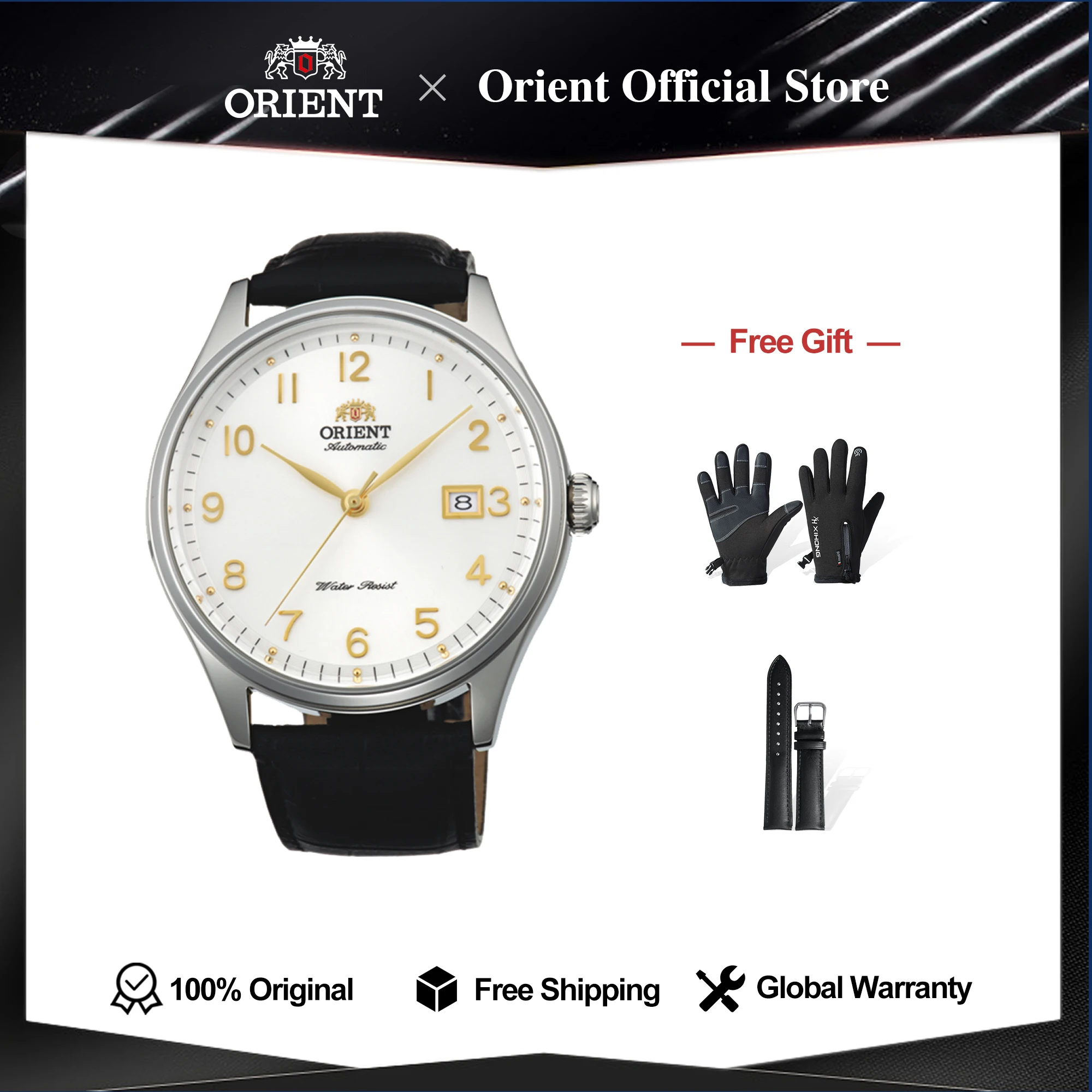

Original Orient Automatic Man Watch,Japanese Mechanical Watch Luxury Business See-through Caseback Discontinued Edition for Sale