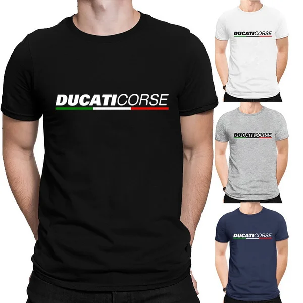 

Corse Ducati Sommer Kurzarm Thentaii Hemd Baumwolle Sport Männer T-hentaii Shirts Rundhals t Hentaii Hemd
