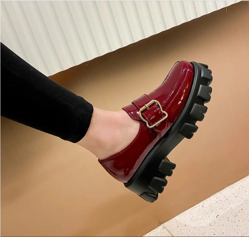 Туфли женские на толстом среднем каблуке размеры 34-44 1851