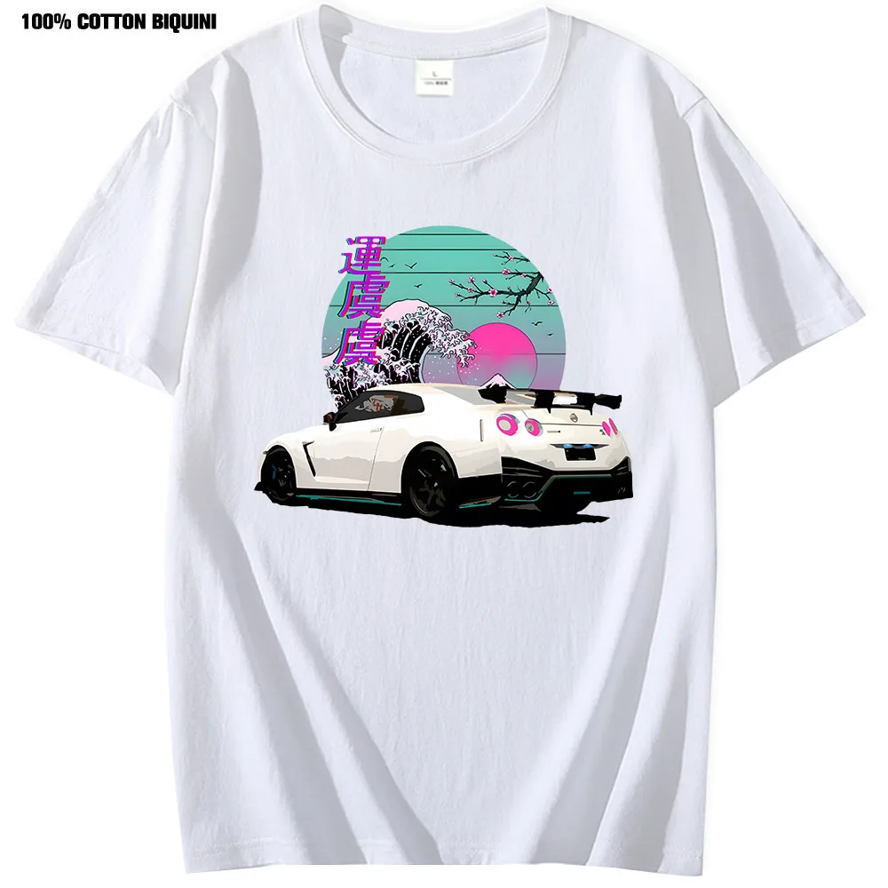 Футболка С Рисунком Аниме Vaporwave Jdm Legend Print