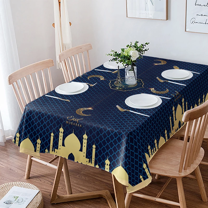 Decorations Muslim Eid Mubarak Table Cloths Eid Mubarak Party Supplies