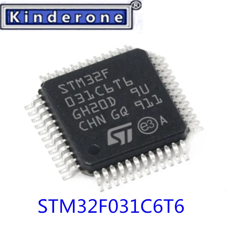 1-100PCS STM32F 031C6T6 STM32F031C6T6 STM 32F031C6T6 STM32 F031C6T6  STM32F031 C6T6 ST E3 QFP-48 MCU IC chip 100% New