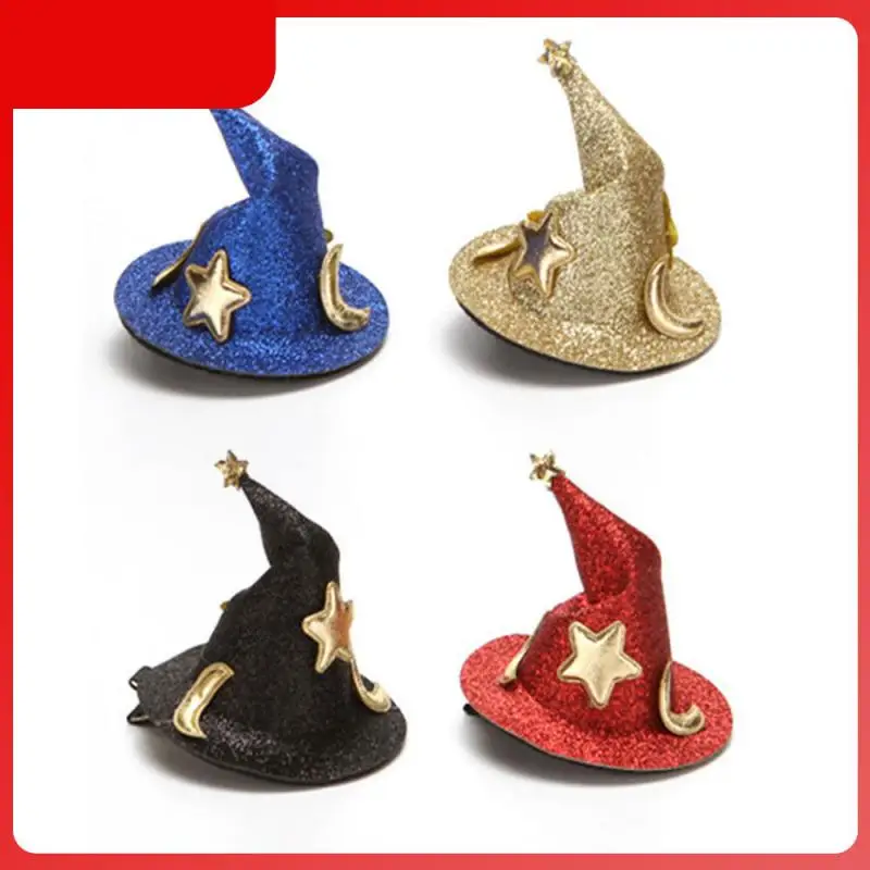 

Детская заколка для волос на Хэллоуин, заколка для волос на Хэллоуин, милая Шляпа Волшебника, головной убор, заколка для волос, рождественские принадлежности, инструменты для красоты и укладки