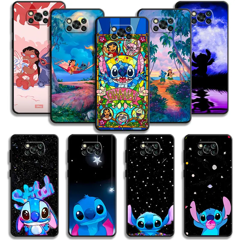 Чехол для телефона Xiaomi Poco X3 NFC F5 Mi 11T Huawei P30 P40 Honor X8a X8 90 Pixel 7 Pro Disney Cute Lilo Angel