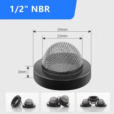 

Насадка для душа SAP G1/2 G3/4 DN15 DN20, сетчатый фильтр, резиновое уплотнительное кольцо, упаковка, сопло, шланг, прокладка из нержавеющей стали 304