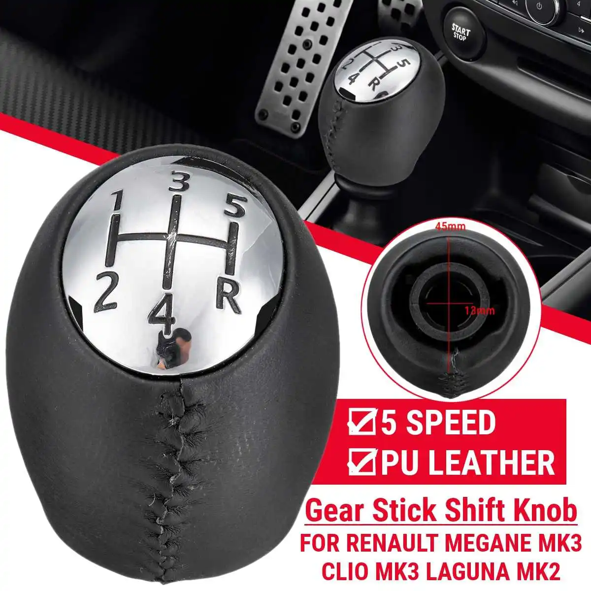 

Ручка переключения передач для Renault Megane/Scenic/Laguna/traffic, 5 скоростей, для Vauxhall/Opel Movano Vivaro, для Nissan Interstar