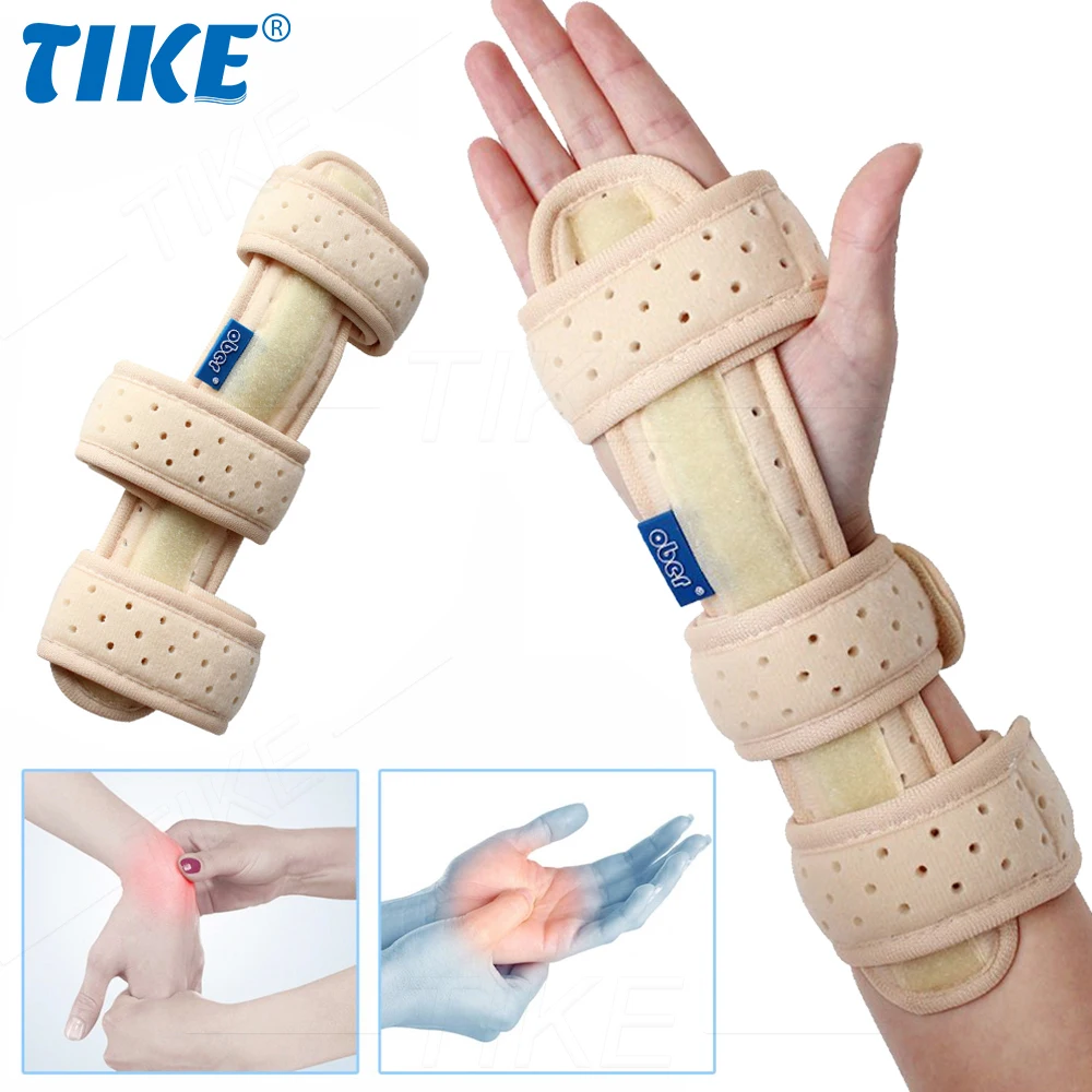 TIKE Armbänder Medizinische Handgelenk Unterstützung Hand Finger Brace Aluminium Schiene Strap Fixateur Karpaltunnelsyndrom Bruch Arthritis