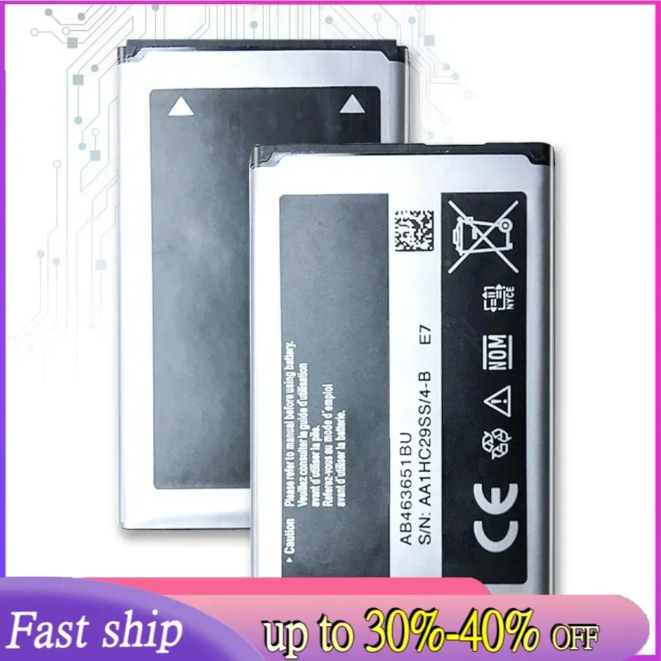 Аккумулятор AB 463651 BC БУТИ АБ BU для Samsung W559 S5620I S5630C C3200 F339 S5296 C3322 GT-C3530 S5610 Батарея