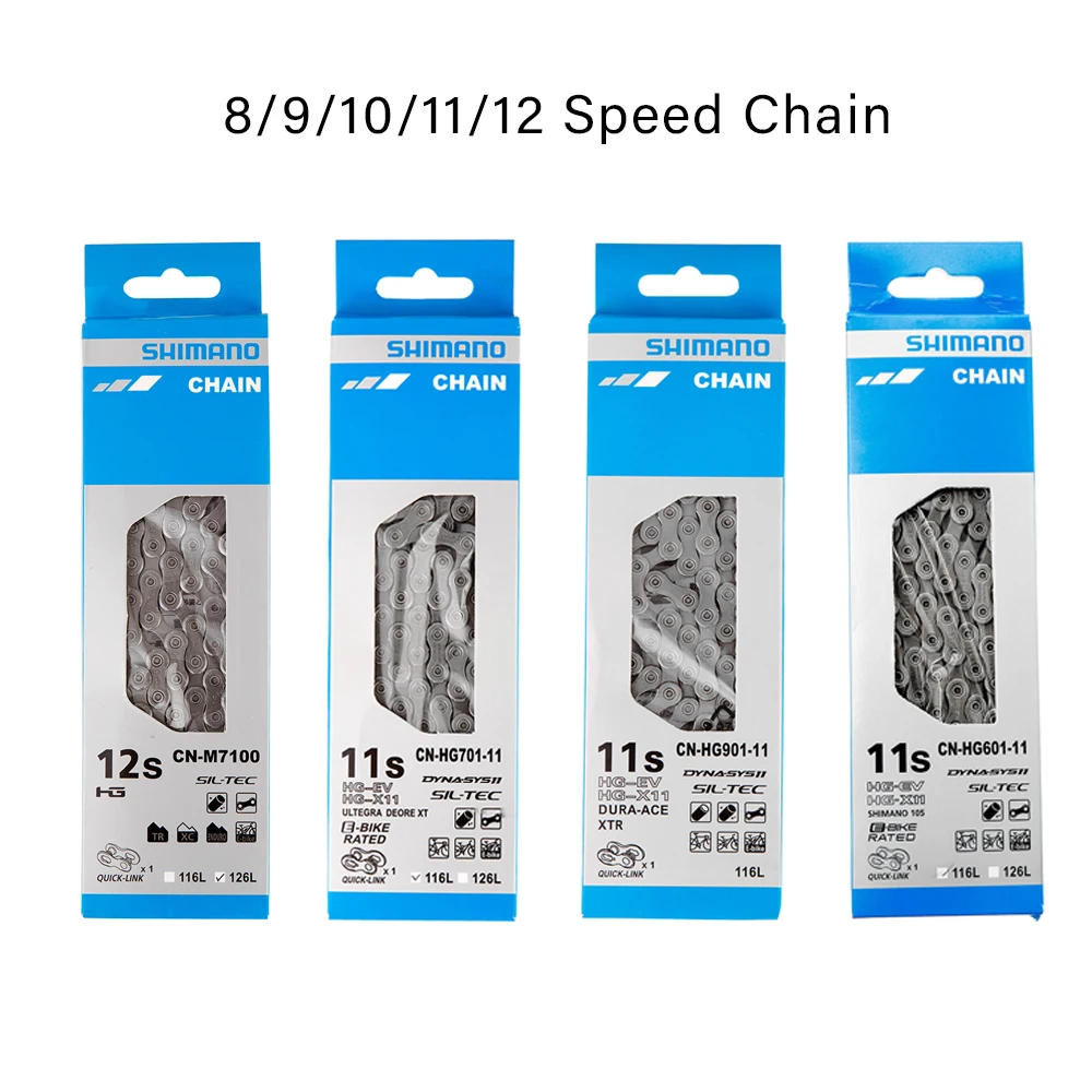 Цепь велосипедная Shimano M8100 M7100 HG901 HG701 HG95 HG75 HG54 HG53 12 В |