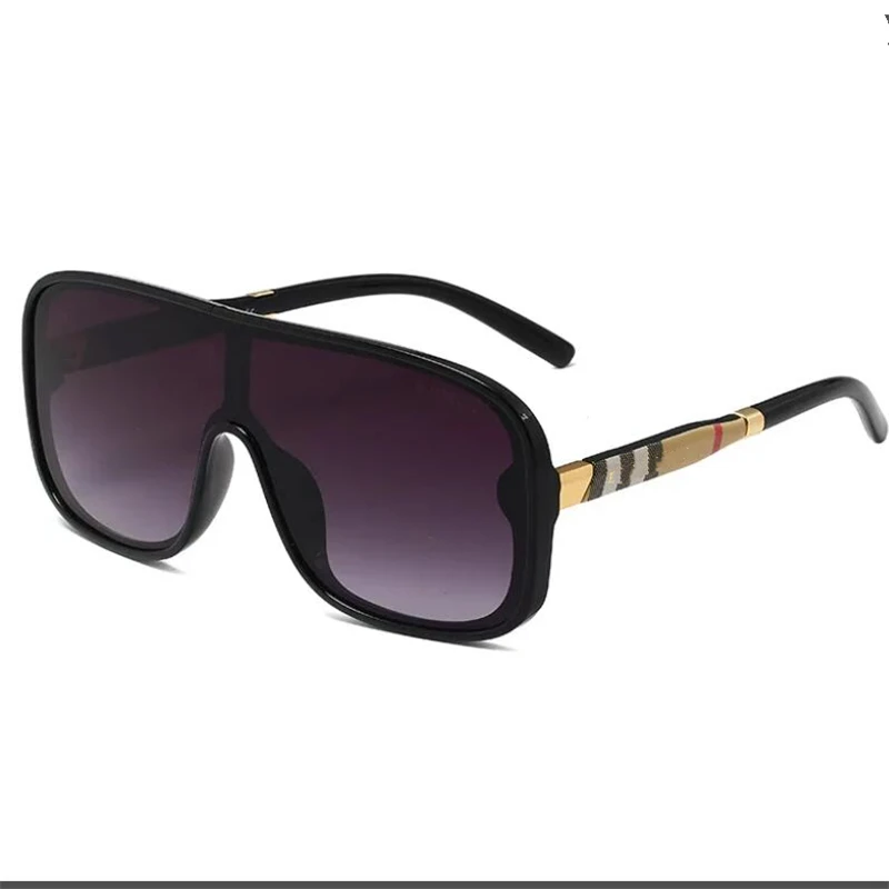 

Whole piece big frame sunglasses man Fashion brand glasses luxury clothing Sunshades for both men and women