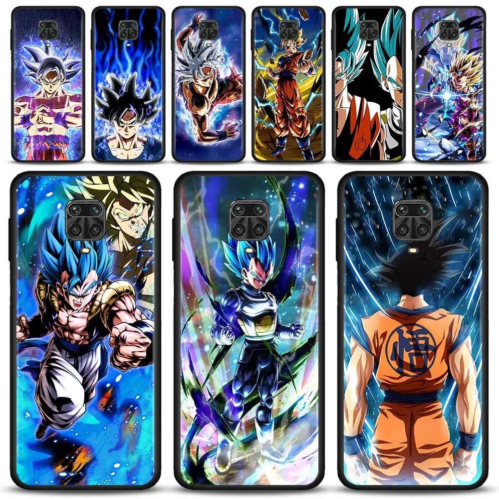 Чехол для Xiaomi Redmi Note 11 10 9 8 7 Pro Max 9T 8T 9S чехол 9C 9A 8A 7A аниме Dragon Ball Son Goten Vegeta |